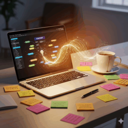 Writer's Block is a Myth: 5 AI Prompts to Generate a Month of Content Ideas Writer's Block is a Myth: 5 AI Prompts to Generate a Month of Content Ideas - AI prompts to generate content 1024 512x512 png