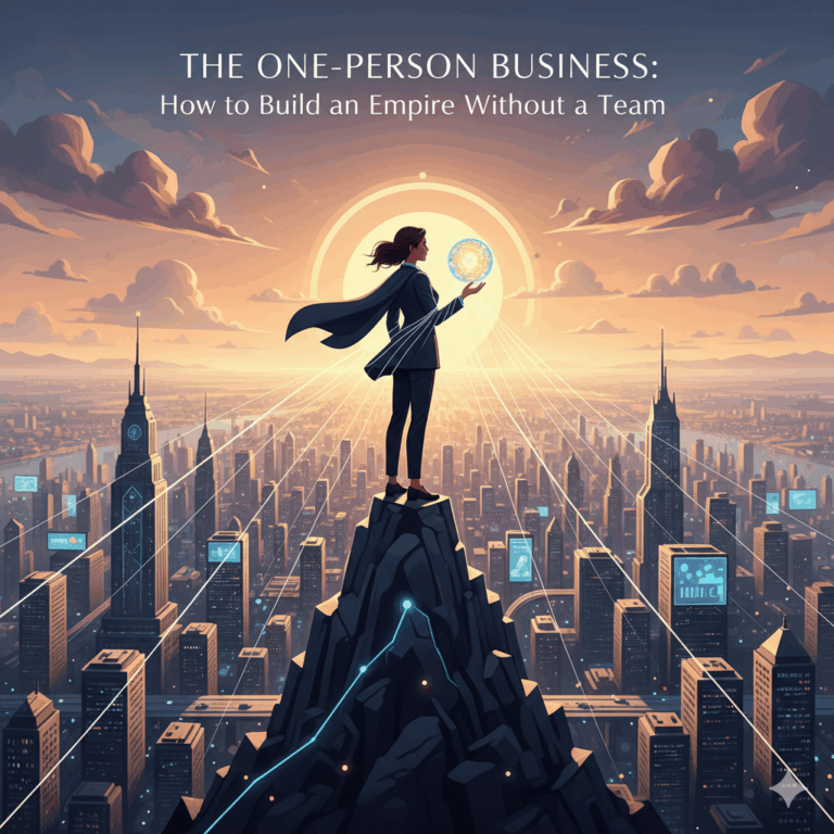 The One-Person Business: How to Build an Empire Without a Team The One-Person Business: How to Build an Empire Without a Team - The One Person Business How to Build an Empire Without a Team