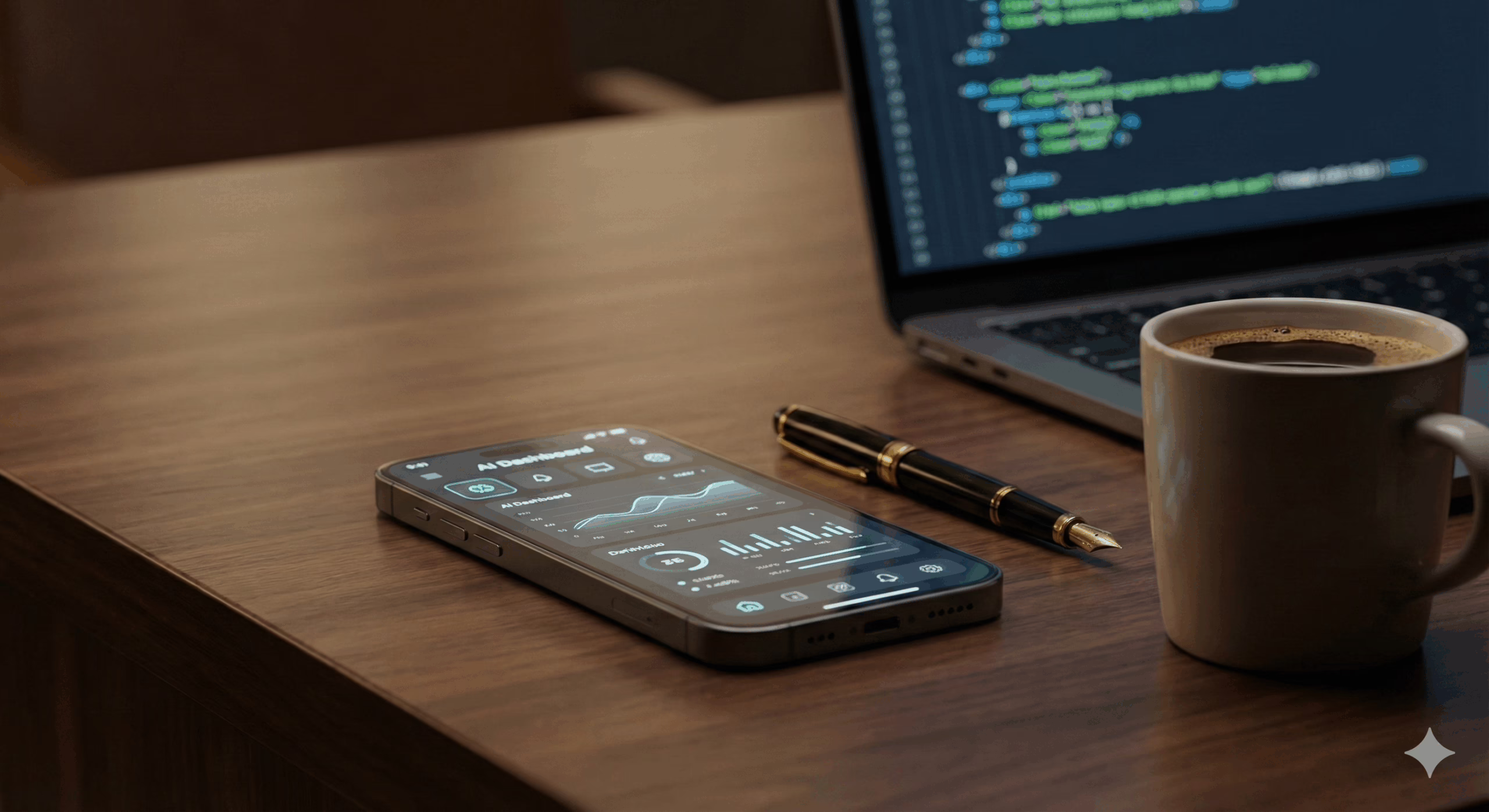 A smartphone running the Blyxxa SaaS Engine mobile app via TWA technology, showcasing the transition from complex code to a simple, user-friendly mobile interface for SaaS founders.